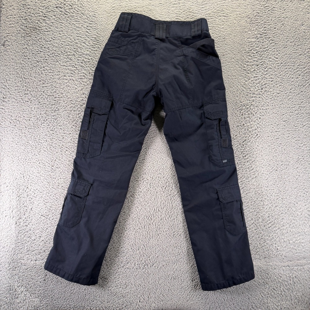5.11 Tactical EMS Pant Womens 6 Blue Polyester Twill Cargo Straight Leg Workwear - Picture 5 of 11